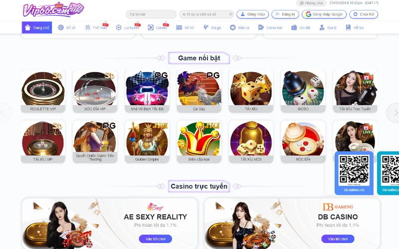 Truy cập trang web chính thức của VIP66 VIP66.COM